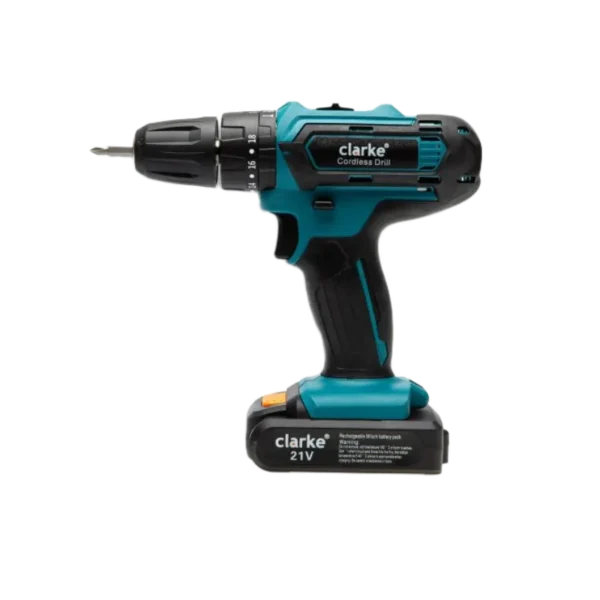 Clarke  CL-CRD-21V Cordless Driver Drill 21V With Bit Set