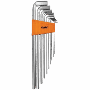 CLARKE AKSL1.5-10C 9PC LONG ALLEN KEY SET
