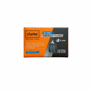 CLARKE DC10KLC DRILL CHUCK 10MM KEYLESS 0.8-10MM 3/8-24UNF