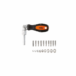 CLARKE RSDS20C RATCHET SCREW DRIVER & BIT SET 20 PC