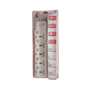 5-WAY 5MTR EXTENSION SOCKET SICHER